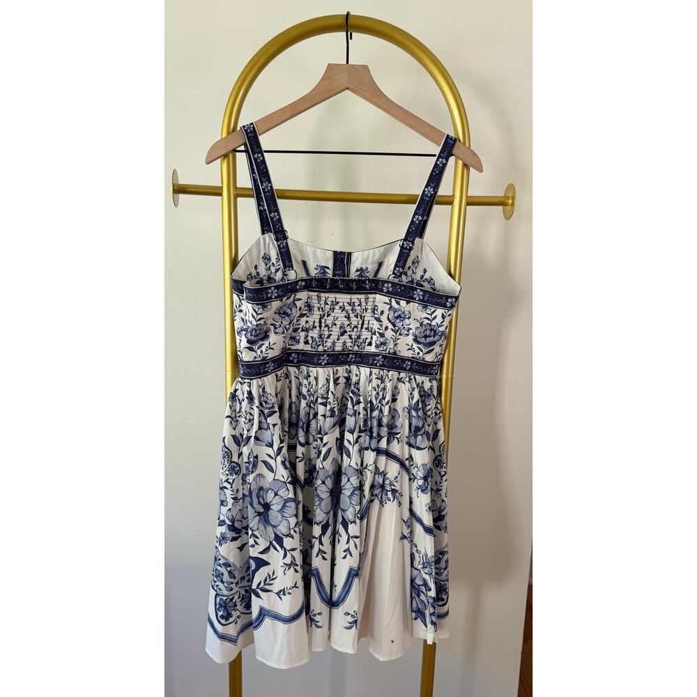 Farm Rio NEW Porcelain Garden Mini Dress, Medium - Picture 6 of 15